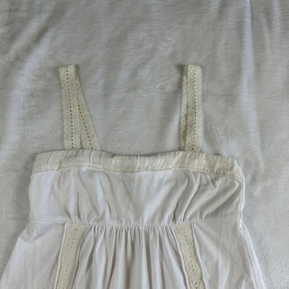 Hollister white cream lace babydoll cami tank y2k vintage mcbling grail - Picture 3 of 8